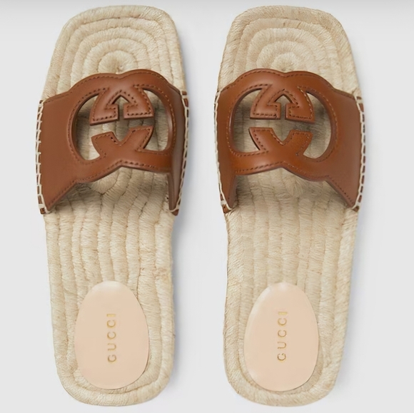 Gucci Interlocking G Cut-Out Espadrilles - Picture 7 of 10